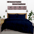thumbnail image 3 of KOMFIT Bedding Comforter Duvet Insert - Quilted Comforter with Corner Tabs - Box Stitched Down Alternative Comforter&nbsp;400 GSM ( Navy Blue , Twin/Twin XL (68x90) ), 3 of 5