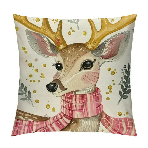 PHYHOO Christmas Pillow Covers for Christmas Decorations Stripes Christmas Pillows Throw Pillow Covers Christmas Farmhouse Decor