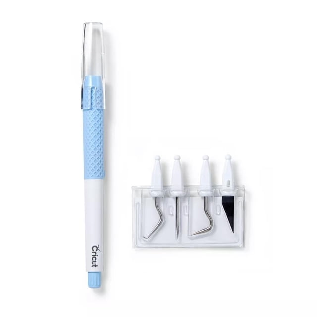 Kit de deshierbe Cricut TrueControl Blue con mango y 3 puntas