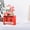 C, variant on Vikakiooze 2022 Christmas Wooden Calendar Ornaments Countdown Cartoon Elk Mini Desktop Set Christmas Decorations