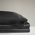 thumbnail image 2 of Madison Park Essentials Satin 6Piece Sheet Set Cal King Black,Cal King, 2 of 8