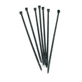 thumbnail image 2 of CONFAST 100 pcs 8" Black Nylon Multi-Purpose Cable Tie Heavy Duty 50lb Tensile Strength Indoor / Outdoor Use, 2 of 5