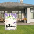 thumbnail image 3 of Jbralid Welcome Dragonfly And Wisteria Garden Flag For Spring Summer Home Outdoor Garden Yard Door Decor 12x18 inch, 3 of 5