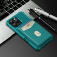 thumbnail image 7 of Allytechgroup Case for iPhone XS Max, [Compatible with Magsafe] [RFID Blocking] 2 in 1 Detachable PU Leather Magnetic Wallet Stand Case with Credit Card Slots Holder Kickstand Shockproof Cover, Green, 7 of 7