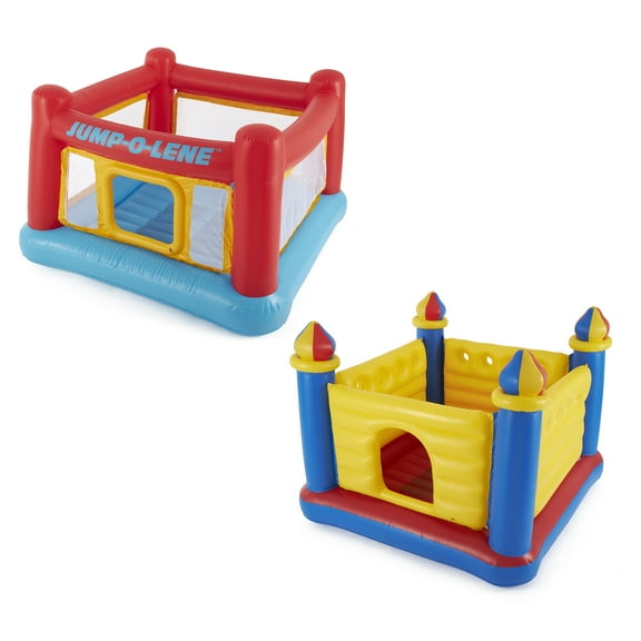 Intex Inflatable Jump O Lene Bounce House & Colorful Jump O Lene Castle Bounce