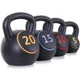 thumbnail image 1 of Set de kettlebells F2C de 5 lb a 20 lb con recubrimiento de HDPE y núcleo de cemento, 1 of 8