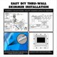 thumbnail image 4 of Universal Fit Above Ground Pool Skimmer-Pool Skimmer Accessory Kit -Opening Width 6In Fit All Standa, 4 of 5