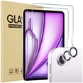 thumbnail image 1 of Protector de pantalla con lente de cámara para iPad Air 13 2024, color morado, 1 of 8