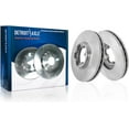 thumbnail image 3 of Detroit Axle - 8pc Brake Kit for Ford Transit-150 Transit-250 Transit-350, Disc Brake Rotors Ceramic Brake Pads Replacement : 12.13" inch Front and Rear Rotors, 3 of 7