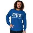 thumbnail image 5 of Cats Because People Suck Funny Cool Long Sleeve TShirt Men Women Brisco Brands X, 5 of 6