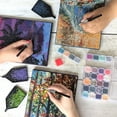thumbnail image 6 of ArtSkills Diamond Painting Kit, Diamond Art Ready to Hang Framed Canvas with Storage and Accessory Kit, Beach, 3 Stretched Canvas Panels, 14” x 7” Each, 6 of 8