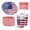 B, variant on 4th of July Disposable Paper Plates, (10 Blue + 10 Red) Patriotic Heavy Duty Plates with Stars and Stripes Pattern, Disposable Tableware for Independence Day, Memorial Day Holiday Party Supplies