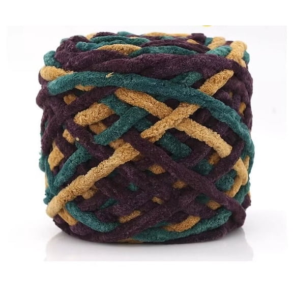 ERDOUY Chunky Yarn, Super Soft Acrylic Bulky Thick Washable Yarn for Arm Knitting DIY Handmade Blankets Scarf Sweater Cream About 100g(A29)