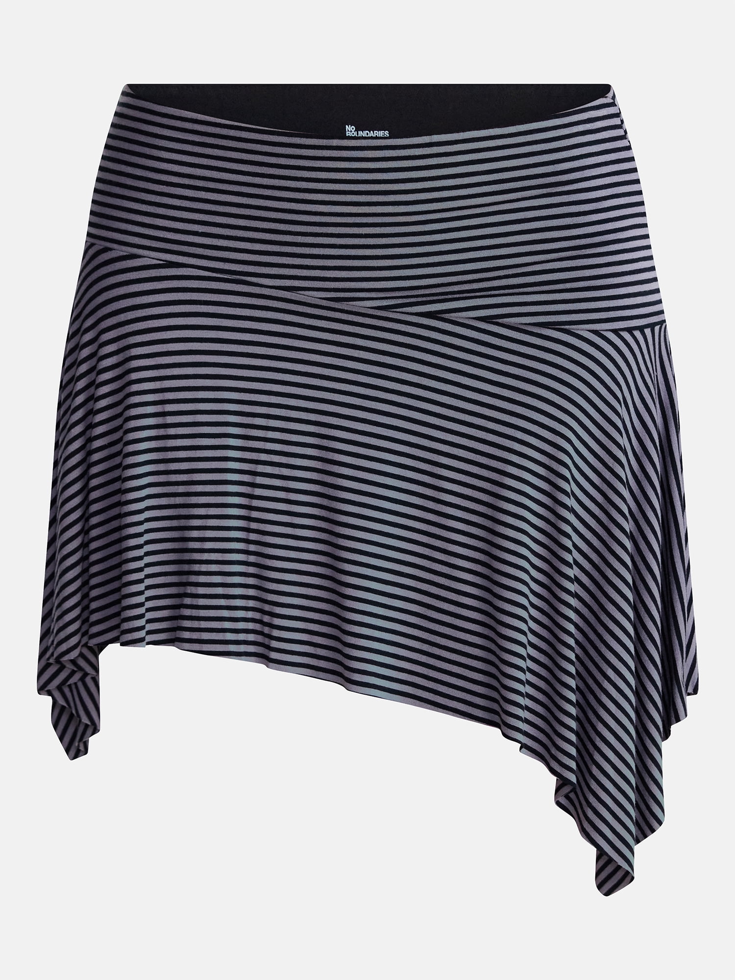 No Boundaries Asymmetrical Mini Skirt, Women’s XXS-XXL