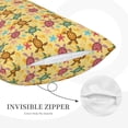 thumbnail image 5 of Fotbe Sea and Sand Pillow Cases - Envelope Closure - Luxury, Extra Soft, Cooling Pillow Covers - Wrinkle, Fade, Stain Resistant-14"x20", 5 of 8