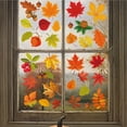 thumbnail image 7 of Thanksgiving Fall Leaves Window Clings Window Decals Fall Clings for Glass Window Seasonal Autumn Decoration, 7 of 7