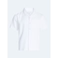 thumbnail image 5 of Free Assembly Men's Textured Cotton Camp Shirt with Short Sleeves, Sizes S-3XL, 5 of 6