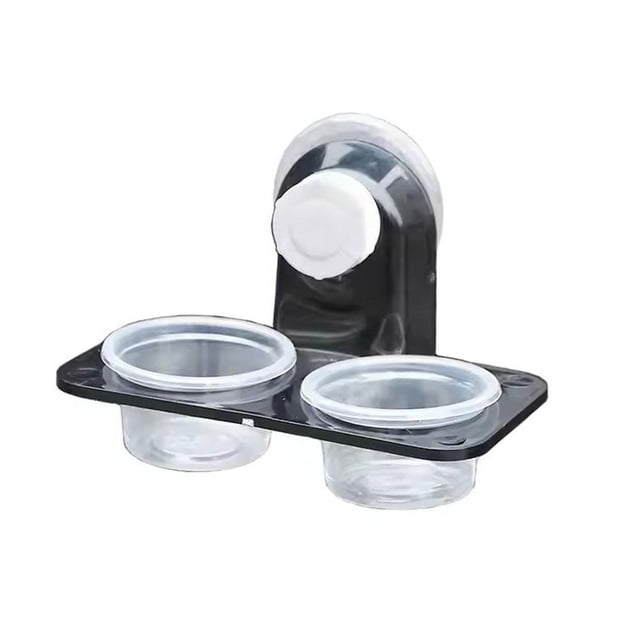 EZLIFE Cuenco de comida para reptiles Plato de comida para gecko crestado Cuencos de plástico para reptiles Reptil G7X9