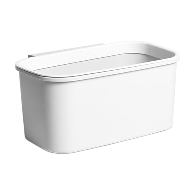 Kitchen Cabinet Door Hanging Small Trash Can Household Desktop Plastic Storage Box No Punch Wall Hanging Trash Basket