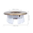 thumbnail image 2 of unbranded 1Ud Anillo Decorativo De Rebose Para Lavabo En Verde Con Instalación Fácil, 2 of 7