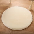 thumbnail image 2 of Tapis Rond Doux et Shaggy pour Salon, Chambre, Chaise, Tapis de Sol, 2 of 3
