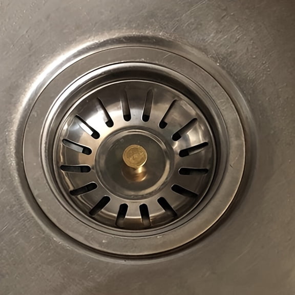 Premium Stainless Steel Kitchen Sink Strainer and Stopper - Anti-clog design for kitchens and bathrooms