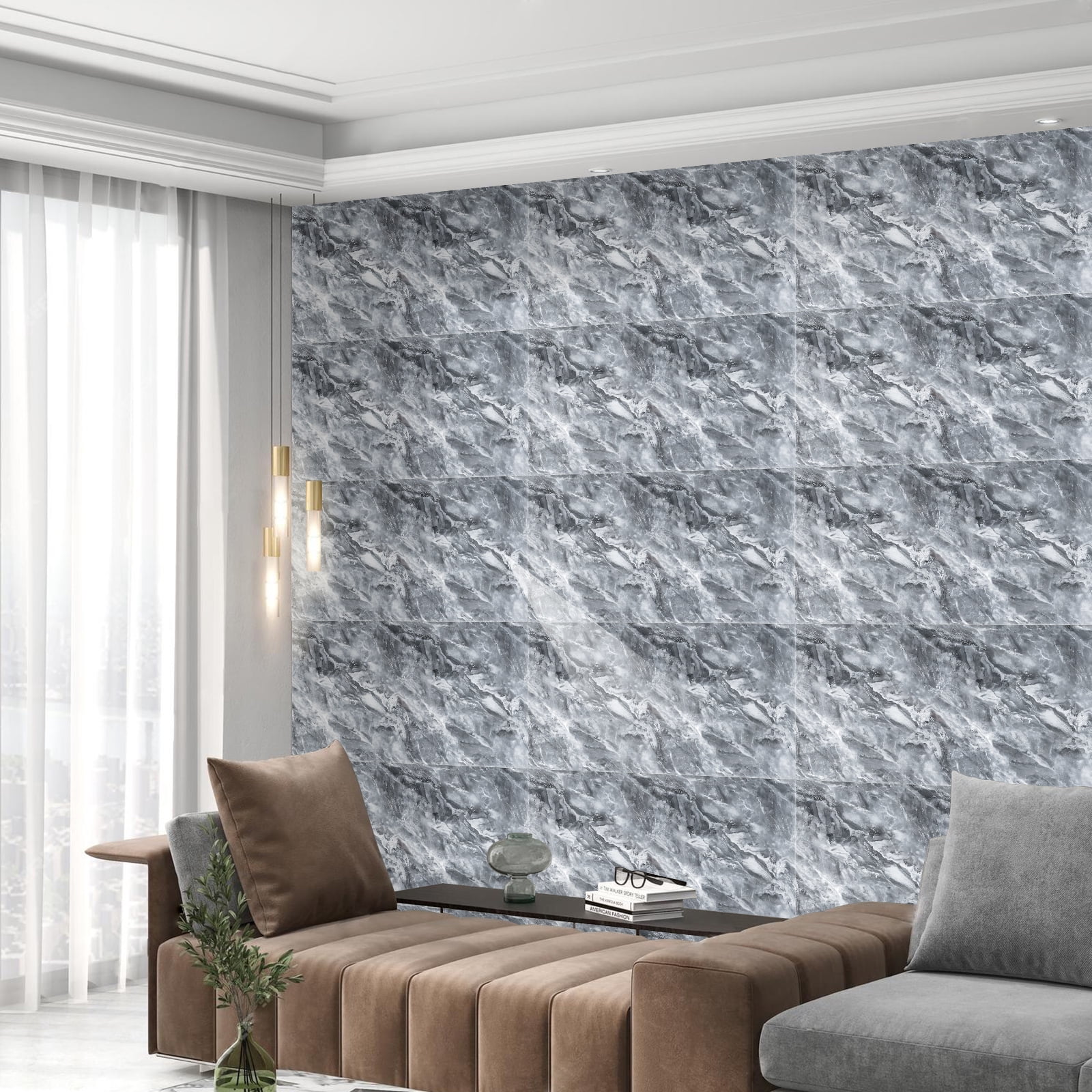 40Pcs Peel and Stick Wall Tile for Kitchen Backsplash, Bathroom-30 X 60cm