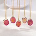 thumbnail image 1 of Colorful Oval Sun Star Moon Flower Pendant Necklace for Women Stainless Steel Gold Plated Necklace Jewelry Mother Day Gift 2023Moon&45cm Gao Jinjia LED, 1 of 2