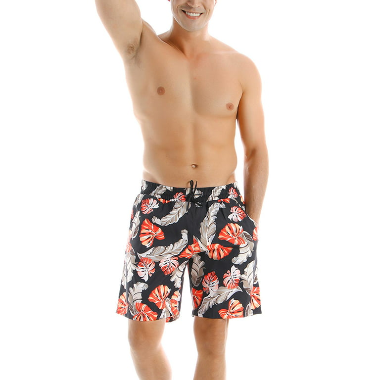 Men Tropical Matching Couples Set Swimsuit for Couples Swimsuit