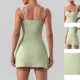 thumbnail image 4 of Vestido de tenis Sexy suave de Color sólido, vestido deportivo de Golf para mujer, entrenamiento transpirable, trajes de Yoga de una pieza, ropa deportiva para correr al aire libre, 4 of 6