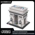 thumbnail image 4 of MOC-163329 Paris Arc De Triomph Modular Building Blocks Bricks Toys Set 4329pcs, 4 of 9