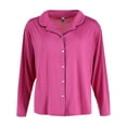 thumbnail image 2 of PJ Couture  Notch Collar Pajama Set (Women's Plus), 2 of 4