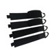 thumbnail image 2 of Organizador de cables para almacenamiento de 1,5 x 16 pulgadas (4 piezas), correas de gancho y bucle para sujetar cables, alambres, cuerdas, tuberías a las paredes, para organizar el hogar, el garaje, 2 of 5