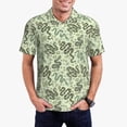 thumbnail image 5 of Wukai Green Snake Men’s Polo Shirts,Quick-Dry Athletic Shirt,Classic Fit Shirts-3X-Large, 5 of 8