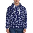 thumbnail image 2 of Naval Anchor Hoodie Men Unisex 3d Fleece Hooded Sweatshirt Medium, 2 of 7