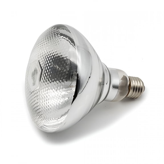 DESIGNICE Infrared Heating Lamp Bulbs Clear Hard Explosion-Proof Glass Eco-Friendly UV Coating for Animal,Bathroom Warming Light Bulb (150W,120V)