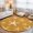 Orange, variant on Vintage Yellow Orange Starfish Round Area Rug 3 FT,Small Kitchen Bathroom Mat,Summer Coastal Beach Marine Washable Indoor Outdoor Throw Runner Carpet Doormat for Table Shower Sofa Entryway