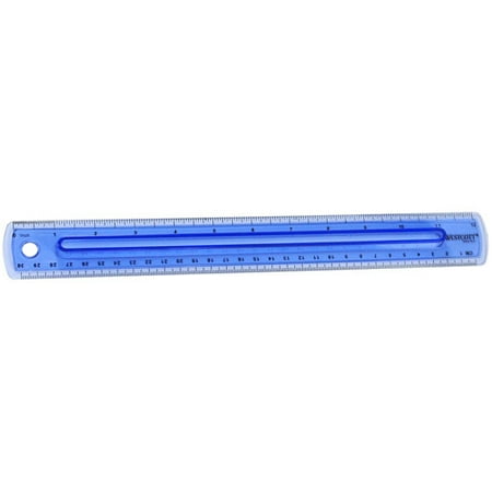 12" Finger-Grip Ruler, Available in Multiple Colors