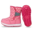 thumbnail image 2 of JAN & JUL Girls Breathable Cold Weather Tall Puffer Boots (Hearts, US Size 12), 2 of 7