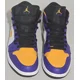 thumbnail image 3 of N I-K-E A i r-Jor-dan 1 Mid "Lakers" Basketball Shoes DQ8426-517 U.S. Men's Size 8.5, 3 of 6