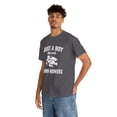 thumbnail image 6 of Just a Boy Who Loves Lawn Mowers Shirt, Funny Lawn Mowing Gift Tee -ID: 581, 6 of 7