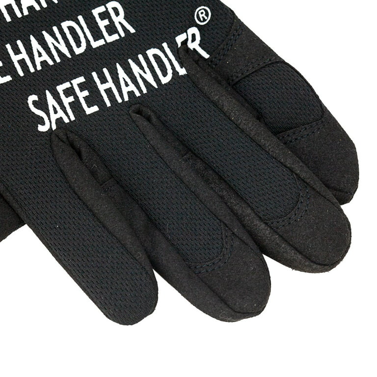 Women's Grip Work Gloves, Small, 1 Pair, Safegear, Black