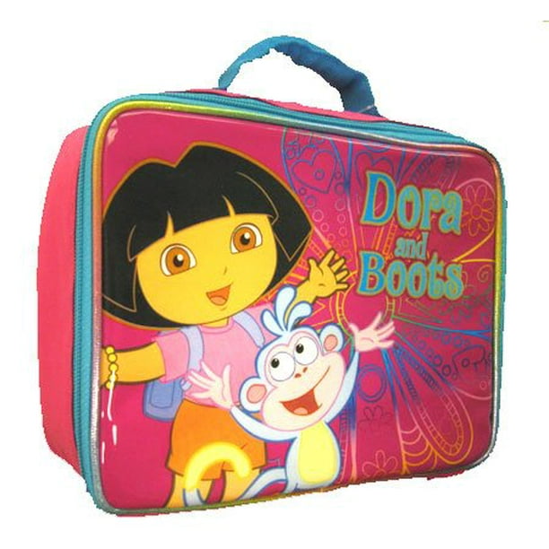 Nickelodeon Dora the Explorer and Boots Lunch Box Pink