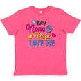 thumbnail image 3 of Inktastic My Nana and Papa Love Me with Hearts Youth T-Shirt, 3 of 5