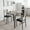 Gray, variant on Dining Table for 2, Small Table and Chairs Set of 2, Square Dinette Set for 2, Dinner Table Set, 3 Piece Kitchen & Dining Room Sets for Small Space, Apartment (Dining Table with 2 Chairs)
