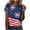 QR1_Multicolor, variant on VKOYWKM American Flag Shirt for Women 4th of July Independence Day T Shirts Star Stripe Graphic Tees Crew Neck Loose Fit Short Sleeve Memorial Day Gifts T-Shirts