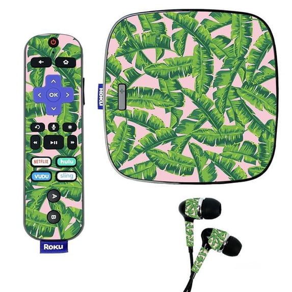 Skin Decal Wrap Compatible With Roku Ultra Sticker Design Jungle Glam