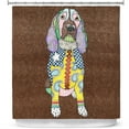 thumbnail image 1 of Shower Curtains 70" x 73" from DiaNoche Designs by Marley Ungaro - Springer Spaniel Dog Light Brown, 1 of 1