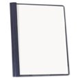thumbnail image 1 of Clear Front Report Cover  Tang Fasteners  Letter Size  Dark Blue  25/Box, 1 of 1