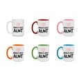 thumbnail image 2 of World's Best Aunt Mug, Aunt Superlative Coffee Mug, 11oz or 15oz Ceramic Cup, Gift for Aunt, 2 of 7